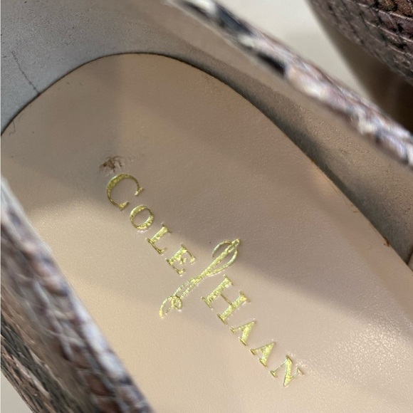 Cole Haan Snakeskin Wedges - Picture 6 of 16